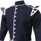 Dark Blue piper doublet with removable shoulder shells