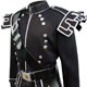 Black Traditional Scots Guards Style Doublet