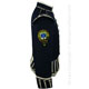Right View FDNY EMS Pipes and Drums Navy / Silver Gabardine Doublet
