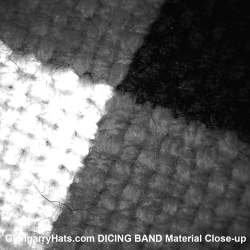 GlengarryHats.com Woven Dicing Band Textile Material