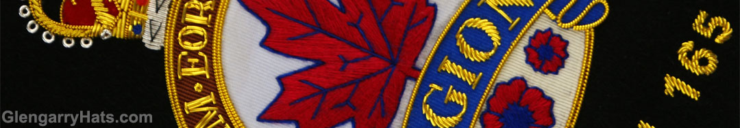 GlengarryHats.com McMurray Legion Hand Embroidered Drum Major Sash