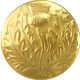 Gold LARGE Scottish Thistle Uniform Button