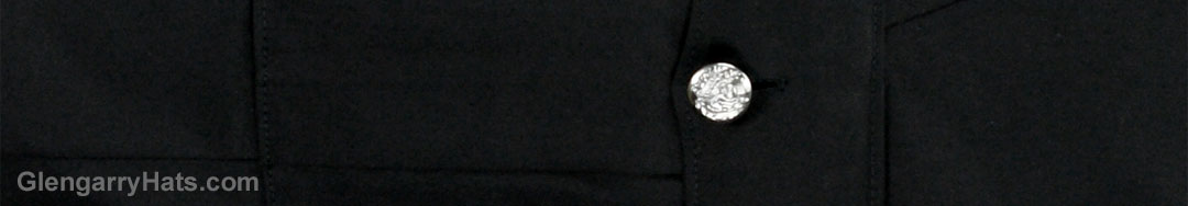 GlengarryHats.com Cotton Cutaway Kilt Tunic - Black