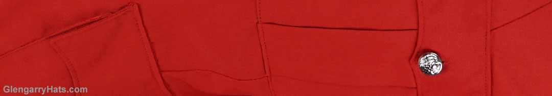 GlengarryHats.com Cotton Cutaway Kilt Tunic - Red