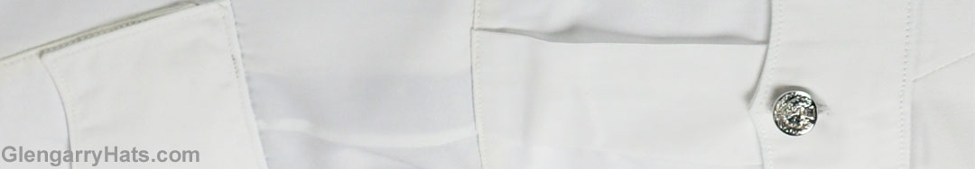 GlengarryHats.com Cotton Cutaway Kilt Tunic - White