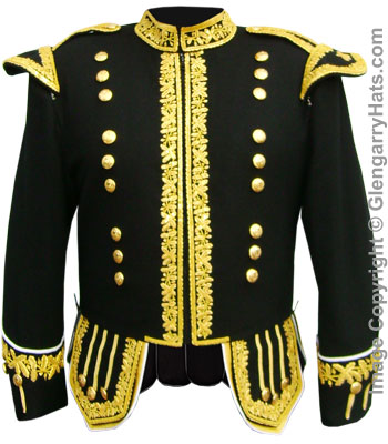 GlengarryHats.com Gold Fully Hand Embroidered "Royal" Doublet