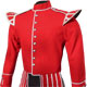 Red pipe band doublet