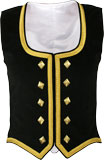 GlengarryHats.com Black Velvet Highland Dance Vest
