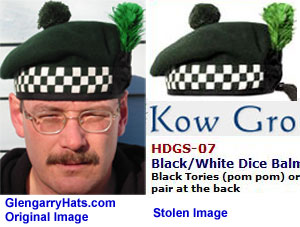 GlengarryHats.com copyrighted image unauthorized used by Pakistan vendor